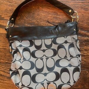 Coach Black and Grey purse